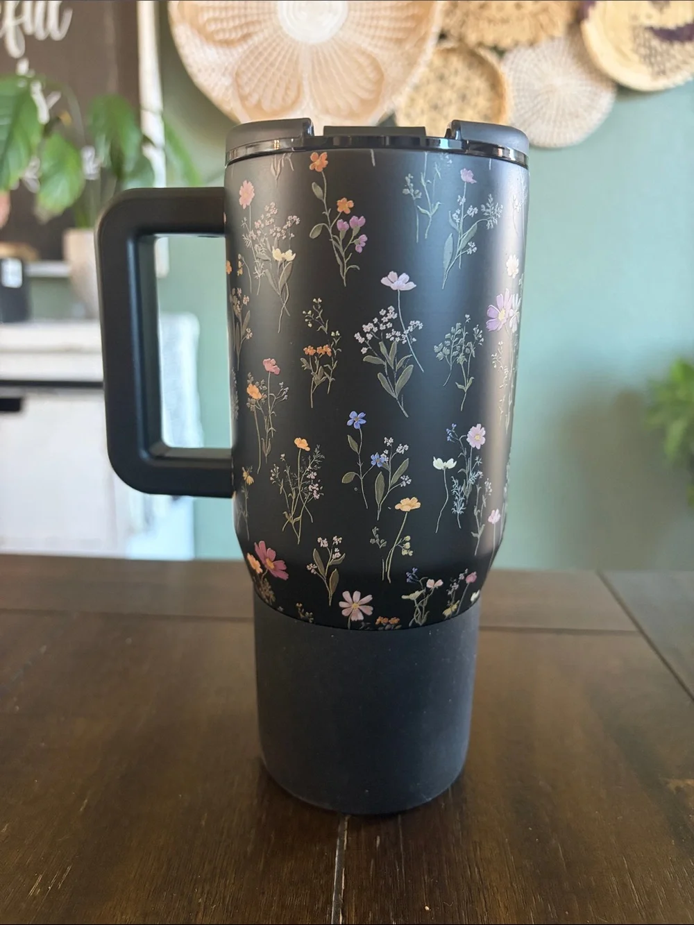 HydroJug Midnight Floral 20oz Coffee Traveler! New!